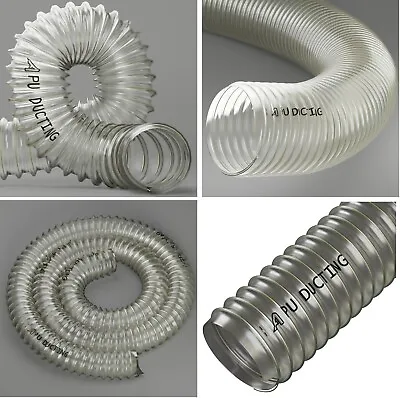 £173.82 • Buy PU Flexible Ducting Hose Pipe - Ventilation, Woodworking, Fume & Dust Extraction