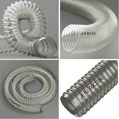 PU Flexible Ducting Hose Pipe - Ventilation Woodworking Fume & Dust Extraction • £210.59