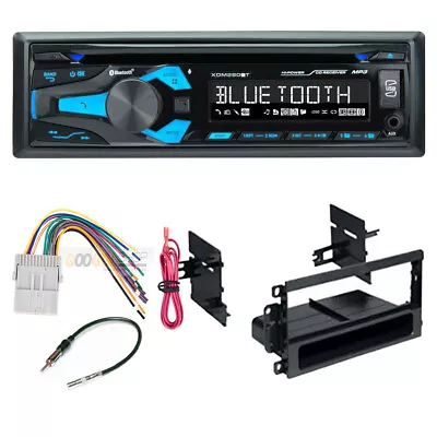 $89.99 • Buy DUAL XDM280BT CD Player Car Stereo AM/FM Radio Kit For 2002-09 Chevy Trailblazer