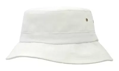 New Quality Plain WHITE Cotton Twill Beach Blank BUCKET HAT Sun Outdoor Cover • $16.20