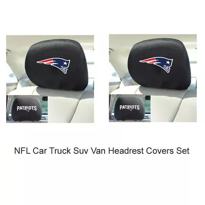 New 2pc NFL New England Patriots Automotive Gear Car Truck Headrest Covers Set • $19.83