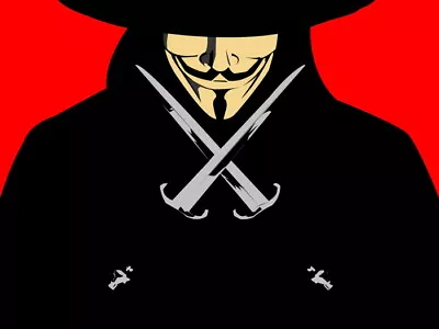 V3390 Guy Fawkes Mask V For Vendetta Anonymous Art Decor WALL POSTER PRINT • $13.95