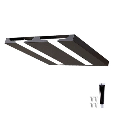 $22.87 • Buy Display Space Saving Wine Glass Rack Kitchen Bar Under Cabinet Stainless Steel