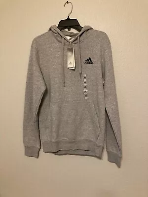 Adidas Hoodie Adult  Sweatshirtg Pullover  Gray Size S • $19.97