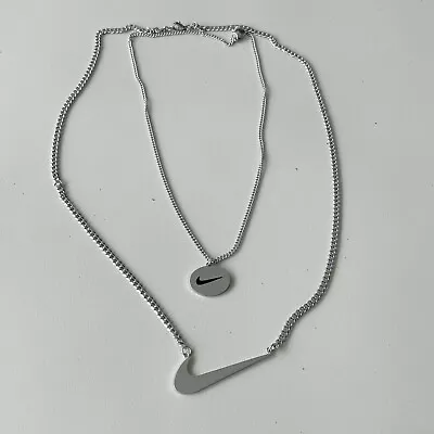 Double Layered Nike Necklace - Nike Jewelry - Tarnish Free • $22