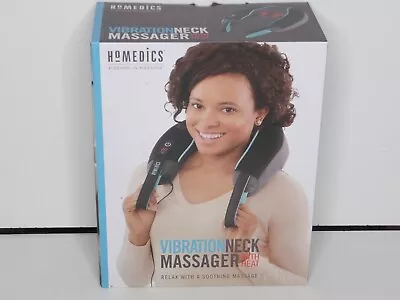 Homedics Vibration Neck Massager With Heat Brand New Open Box 2-Speed Soothing • $19.95