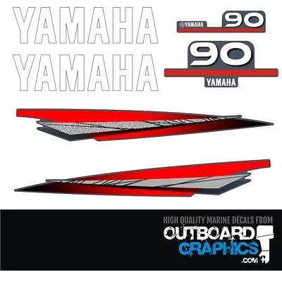 Yamaha 90hp 2 Stroke Outboard Decals/sticker Kit • $47.61