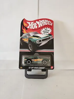 Hot Wheels 67 Off Road Camaro RLC  Green In Protector P100 • $14