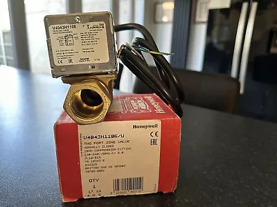 Genuine! Honeywell 2 Port Motorised 28mm Zone / Diverter Valve V4043h1106 • £41