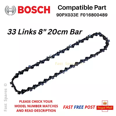 BOSCH  Universal Chain Pole 18  Chainsaw Chain  20cm 8  33 Link FAST POST • £13.95