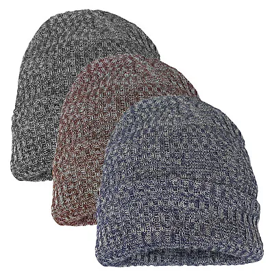 Polar Extreme Men's Ultra Thick Solid Cuffed Hat With 3M Thinsulate Insulation • $7.99