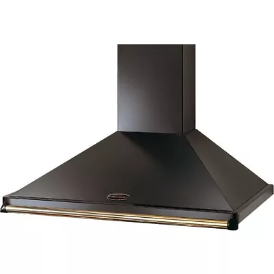 Rangemaster Classic CLAHDC90BB Black / Brass 90cm Chimney Cooker Hood • £449