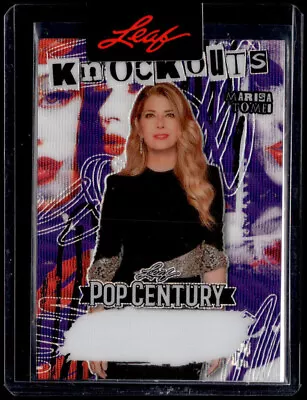 2023 Leaf Pop Century Proof Knockouts Wave Purple Marisa Tomei 1/1 • $9.99