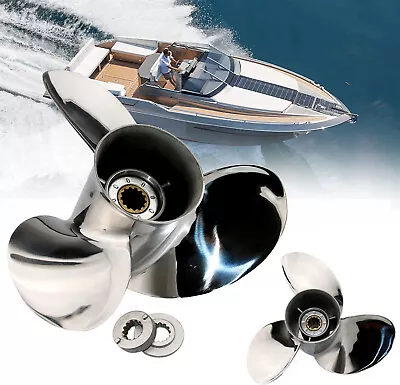 Boat Upgrade Propeller 11 5/8x11 For Mercury Mariner Outboard 25-70HP RH SS Prop • $158.09