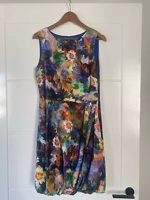 Gorgeous Floral Coast Dress Size 14  • £20