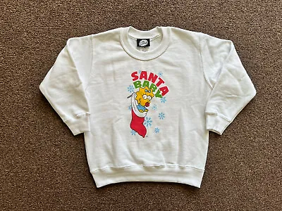 £12.99 • Buy Girls Maggie Simpson The Simpsons Christmas Sweatshirt 5-6 Years