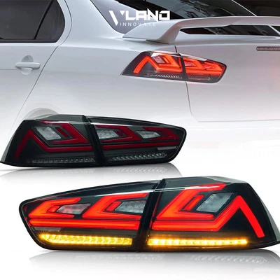 $289.99 • Buy Vland LED Tail Lights For Lancer & EVO X 08-20 W/3D Scanning Animation