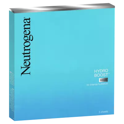 Neutrogena Hydro Boost Mask 5 Sheets For Intense Hydration Facial Contours • $17.34