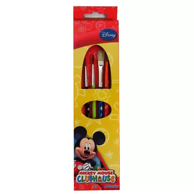 Disney Mickey Mouse Clubhouse Painting Brushes - 4 Pack • £2.95