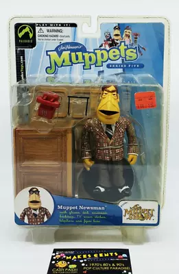 2003 Jim Henson's Muppet Show Muppet Newsman Series 5 Palisades NEW - READ! • $34.98