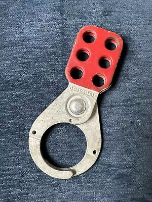 Lock Out Tag Out Lock Master Red Safety Padlock Lockout Steel Nylon Hasp • $3