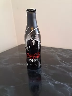 JAMES BOND 007 SKYFALL Full Coca Cola Zero Coke 250ml Aluminium Bottle 2012 • £0.99