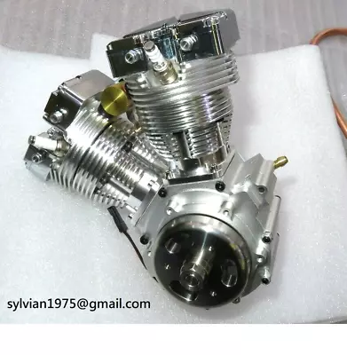 $889 • Buy CISON FG-VT157 15.7cc V2  OHV V-Twin  2-Cylinder  4-Stroke Gasoline Model Engine