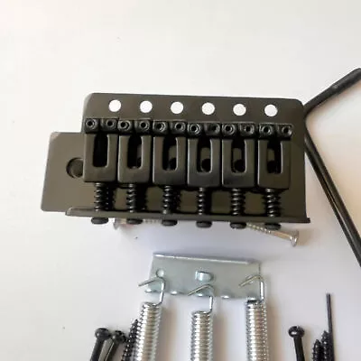 Left-Handed Tremolo Bridge Single Locking Vibrato Bridge Tailpiece Black • $39