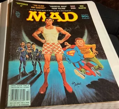 Vintage MAD Magazine Superman 2 Issue #226 October 1981 VG Condition • $12.50