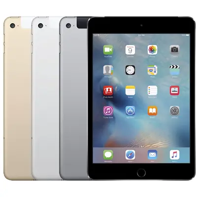 Apple IPad Mini 4 128GB 7.9   Wi-Fi + Cellular - Very Good • $135