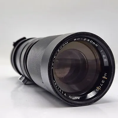 Vivitar 90-230mm F4.5 Zoom Lens T4 W/ Pentax M42 Screw Mount SLR Camera Adapter • $24.29