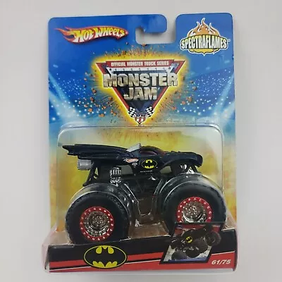 Hot Wheels Monster Jam Truck Vhtf Batman Spectraflames 1/64 • $39.99