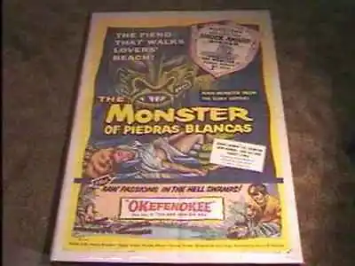 Monster Of Piedras Blancas 1959 Movie Poster Horror • $3000