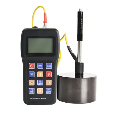 Portable Leeb Hardness Tester Meter Metal Hardness Gauge Durometer Calibration • £231
