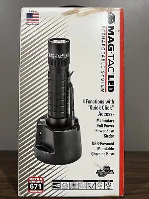 Maglite Mag-Tac 1 X Rechargeable Pack Lithium Iron Phosphate Flashlight TRM1RE4 • $65