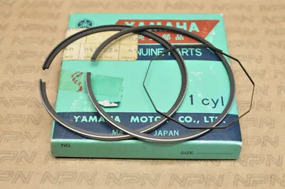 NOS Yamaha 1974-76 DT250 .25 Oversize Piston Ring Set For 1 Piston 438-11610-10 • $43.99