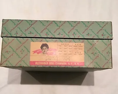 Vintage Madamde Alexander  Swiss  Alex 8” Doll In Original Box With Tag! Good! • $30