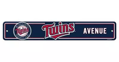 Minnesota Twins 4 X24  Plastic Street Sign [NEW] MLB Wall Banner Avenue • $13.95