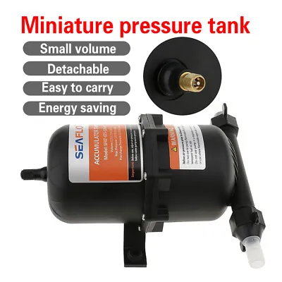 Pressurized Accumulator Tank 125psi For Yacht RV Caravan Pressurized Water Tanks • £31.19