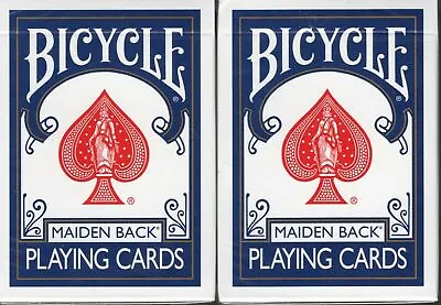 £19.99 • Buy Bicycle Marked Playing Cards - Maiden Back Blue Trick 2x Poker Decks USPCC