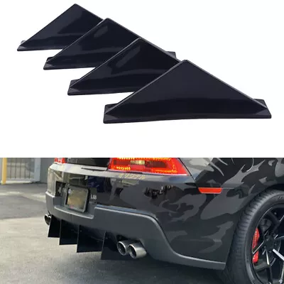 4PCS Rear Bumper Diffuser Shark Fin Spoiler Lip Splitter For Toyota RAV4 Sport • $10.18