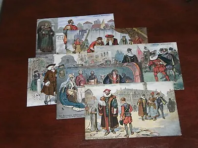 ORIGINAL SET OF SIX JELLICOE TUCK POSTCARDS - LONDON WORTHIES No. 2606. • £24.50