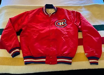 Montreal Canadiens Starter Bomber Jacket Large • $135