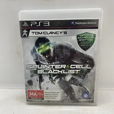 Tom Clancy's Splinter Cell Blacklist PS3 PlayStation 3 Complete With Manual • $14.99