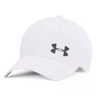 Under Armour Golf Headline 3.0 Cap White Mens Stretch Fit Hat 1328669 M/L • £17.95