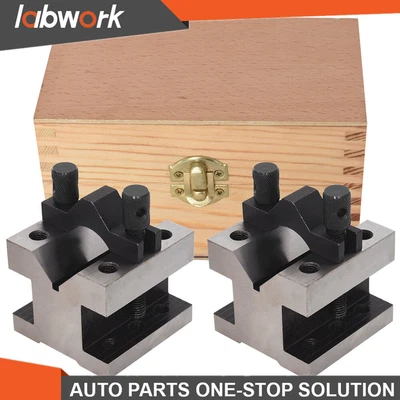 $45.59 • Buy Labwork V Block & Clamp Multi-Use Gauge Gage Machinist Tool 2-3/8  X 2-3/8  X 2