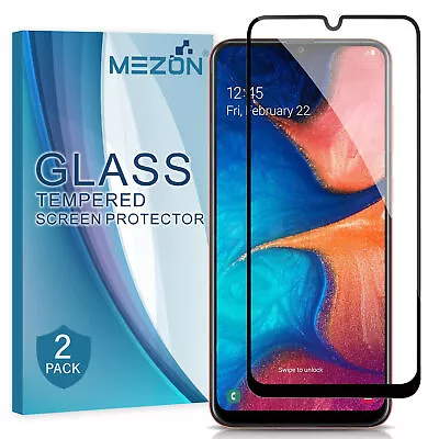 [2 Pack] Full Cover  Galaxy A90 5G Premium Tempered Glass 9H Protector By MEZON • $15.99