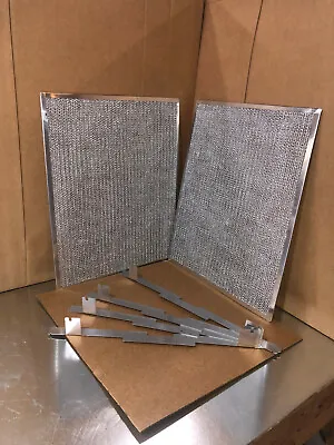 Washable Metal Mobile Home Air Filters (Set Of 2) 17x21 With Brackets # 921785 • $74.99