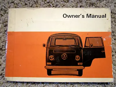 1969 Volkswagen Bus Factory Original Owners Manual Part Number 158.566.23 • $129.95