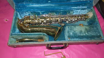 Vintage C.G.Conn Naked Lady Alto Saxophone With Case 1 Owner Estate • $645